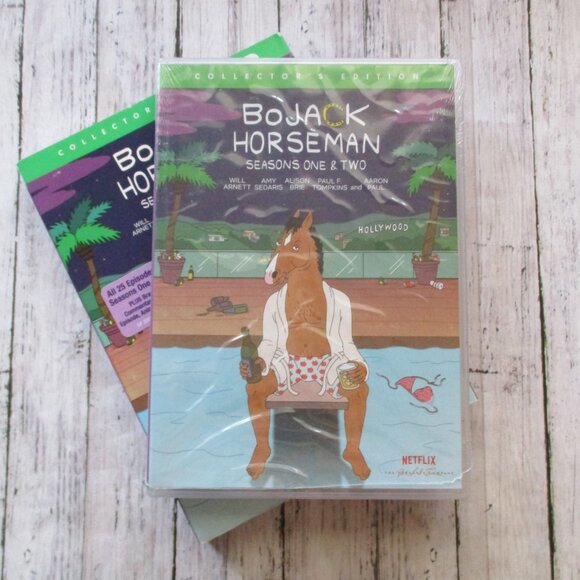 BoJack Horseman Seasons 1&2 Collector's Edition DVD Set NEW - Picture 3 of 3